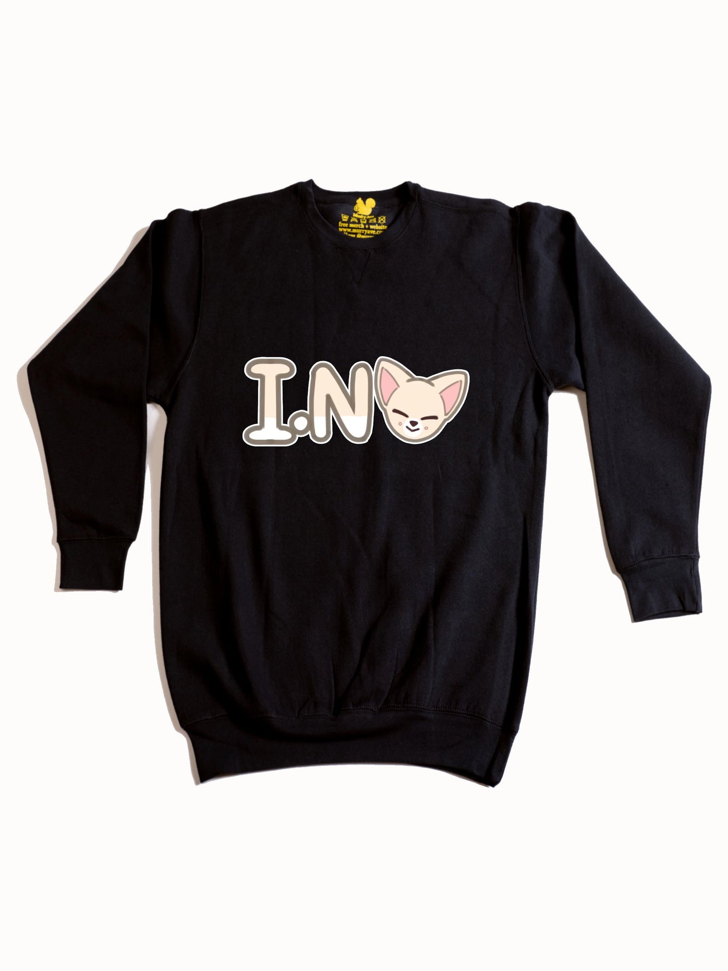 In SKZOO Nametag Crewneck Sweatshirt