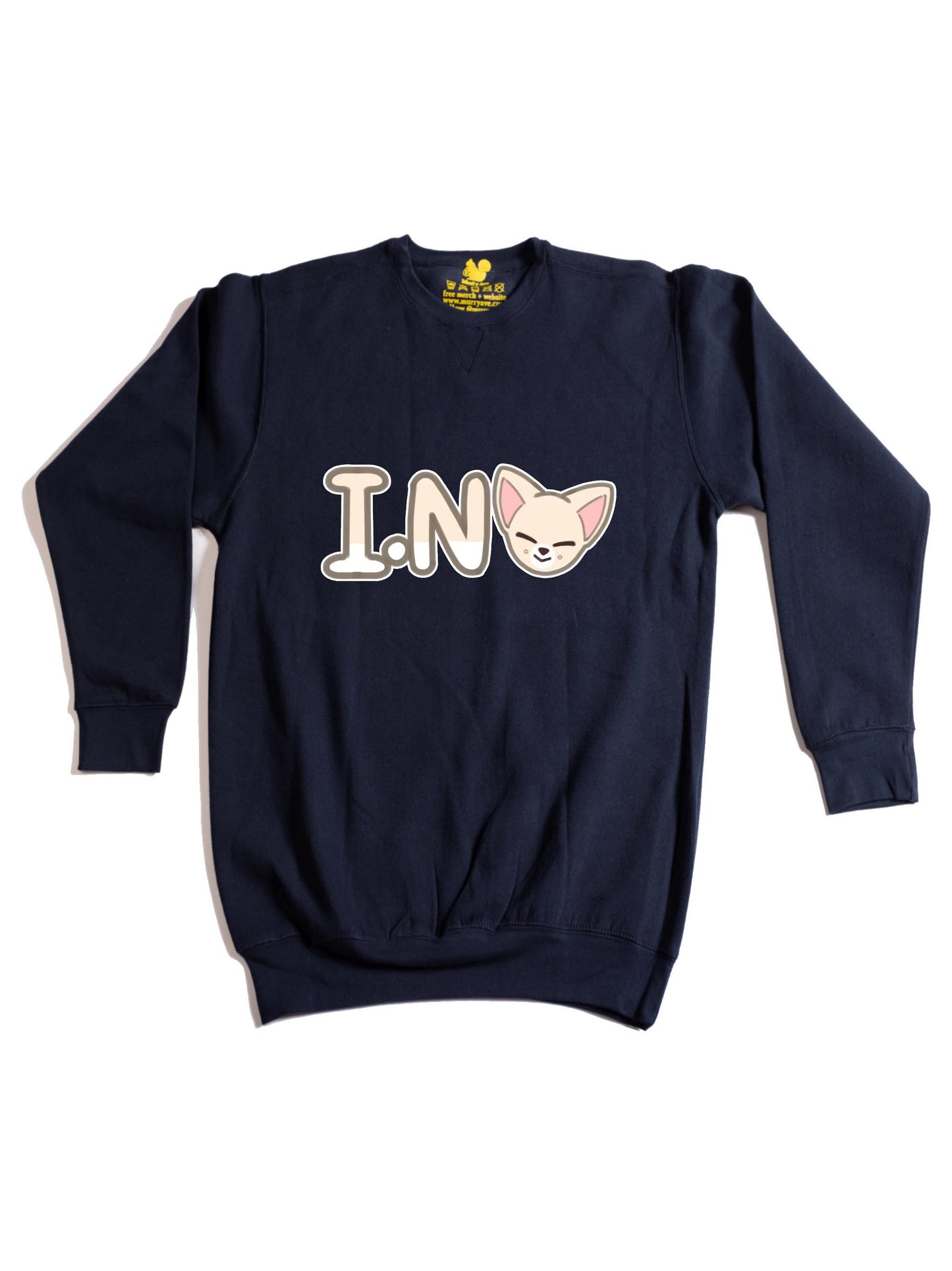 In SKZOO Nametag Crewneck Sweatshirt
